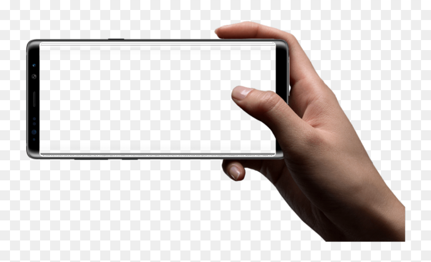 Phone In Hand Png, Transparent Png - telephone png