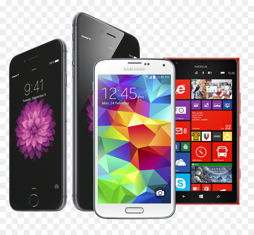 Samsung Galaxy S5 White, HD Png Download - telephone png