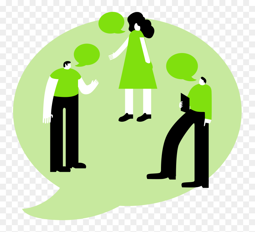 Illustration, HD Png Download - people standing and talking png