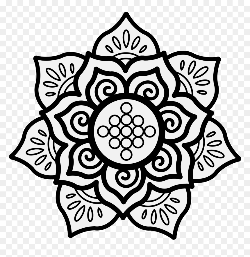 Anglo Saxon Art Drawing, HD Png Download - lotus flower png