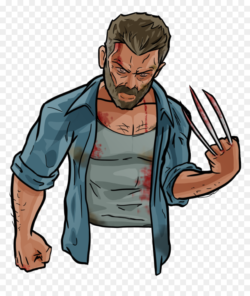 Wolverine Logan Cartoon, HD Png Download - wolverine png