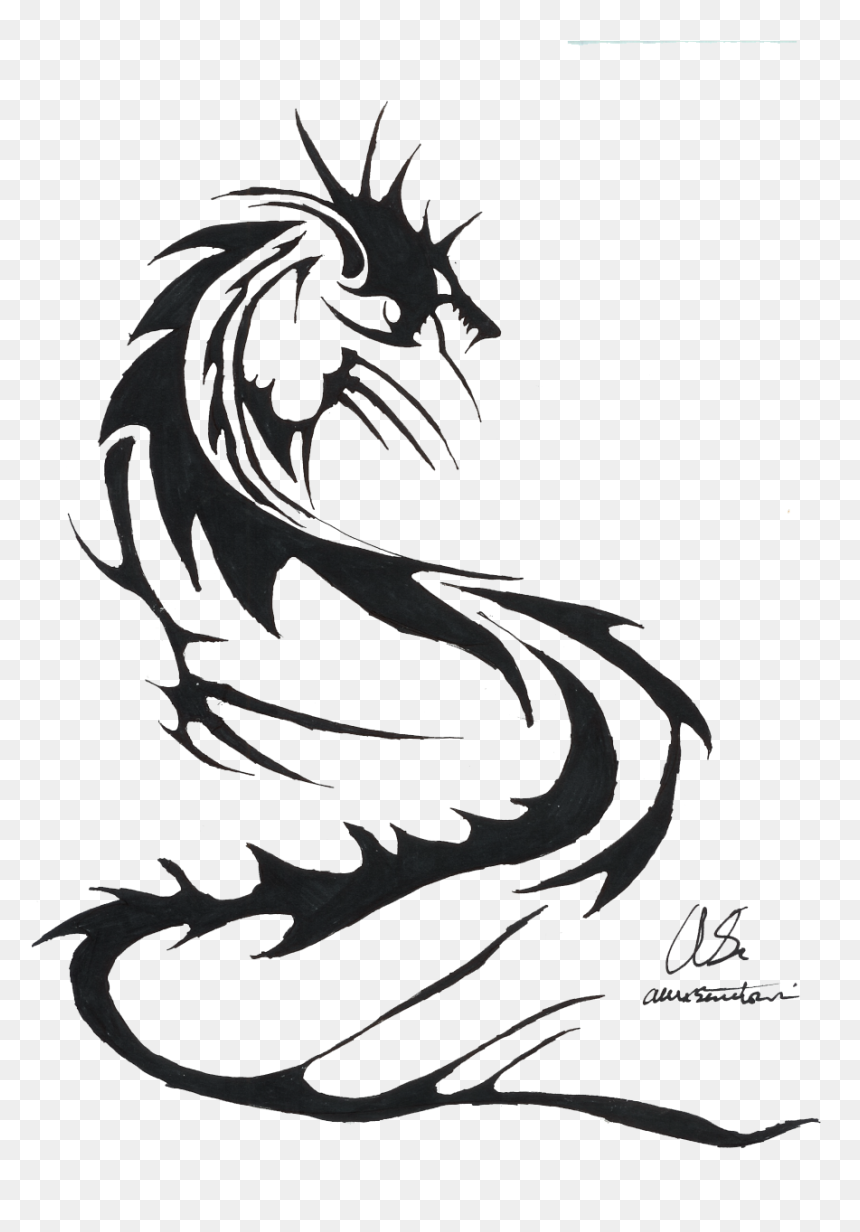 Dragon Transparent Png Tattoo, Png Download - tattoos png