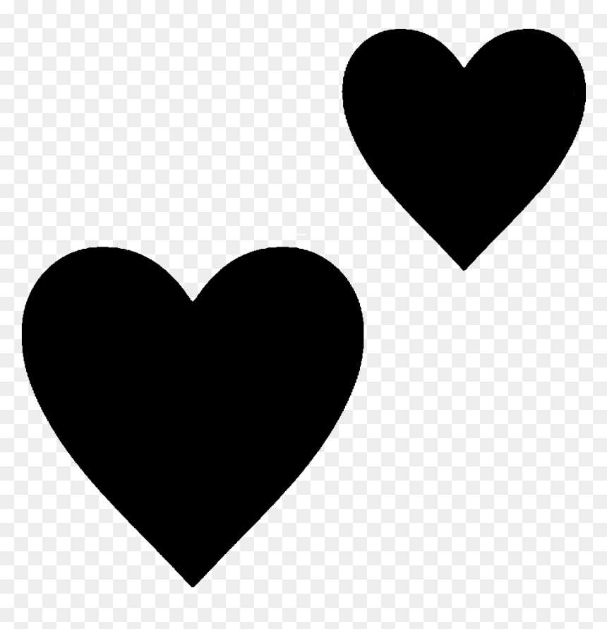 Heart, HD Png Download - black heart png