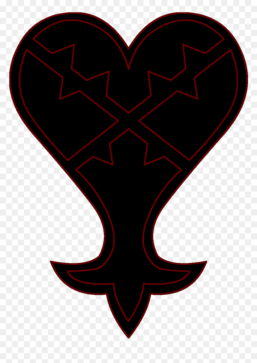 Blackheart Emblem - Illustration, HD Png Download - black heart png