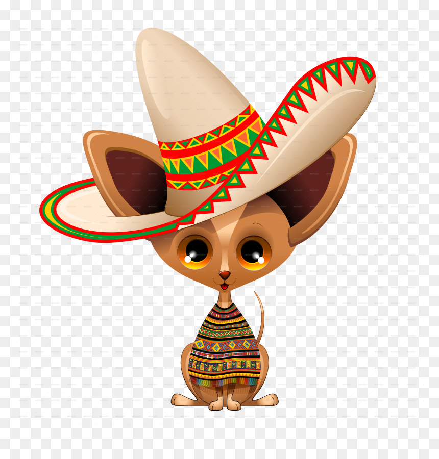 Mexican Chihuahua Cartoon, HD Png Download - mexico png