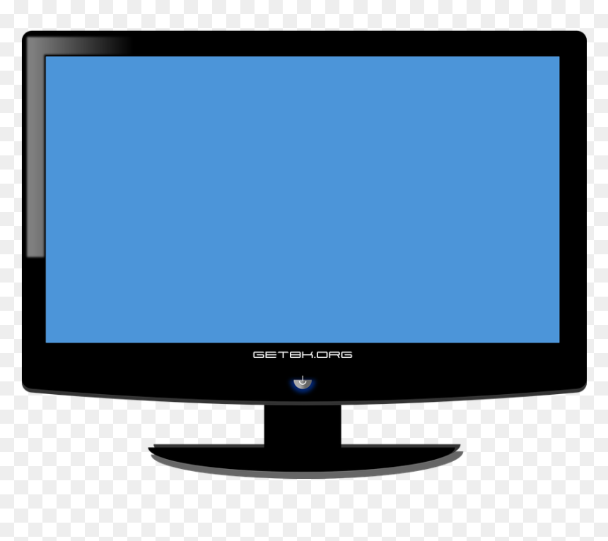Led-backlit Lcd Display, HD Png Download - computer monitor png