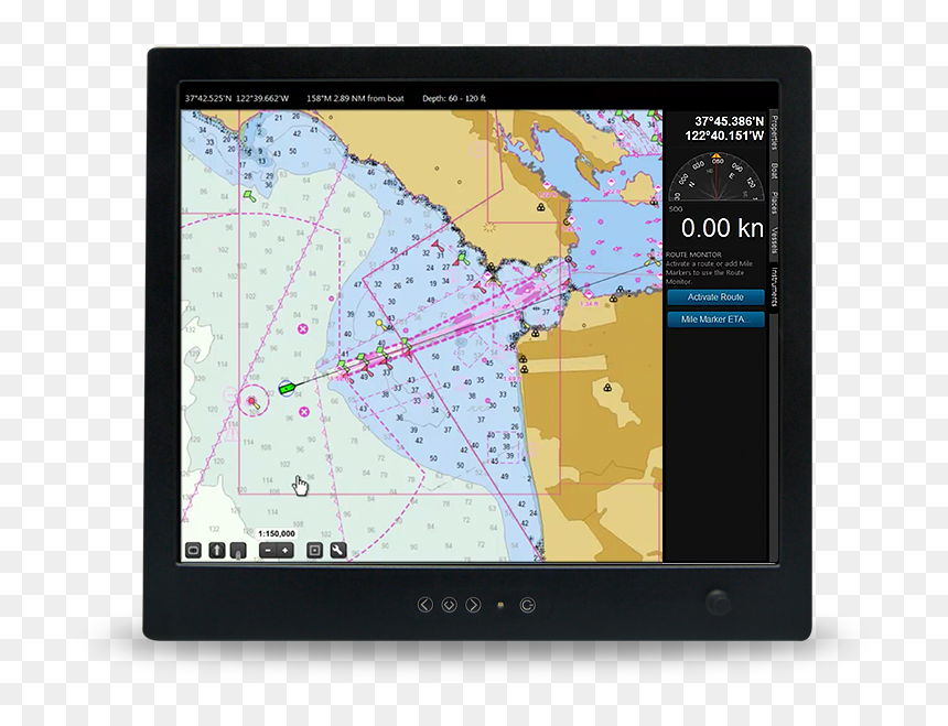 Marine Monitor, HD Png Download - computer monitor png