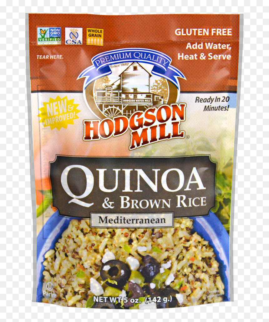 Quinoa & Brown Rice - Hodgson Mill Quinoa Brown Rice, HD Png Download - brown rice png