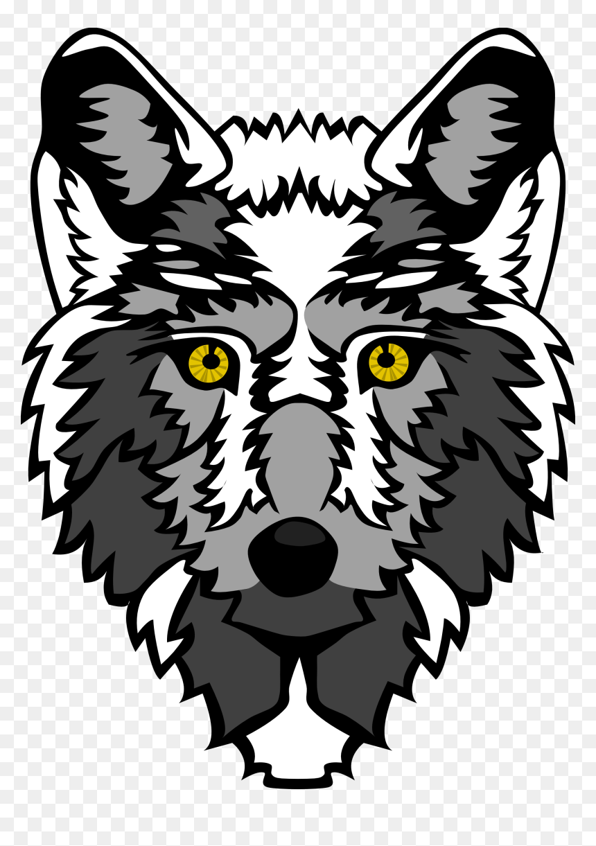 Wolf Vector Art - Wolf Head Vector Png, Transparent Png - wolf transparent png