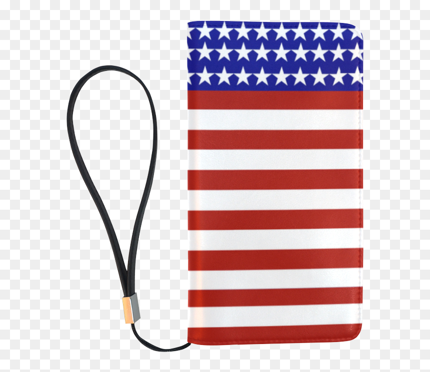 Usa Patriotic Stars & Stripes Men"s Clutch Purse （model - Flag Of The United States, HD Png Download - patriotic stars png