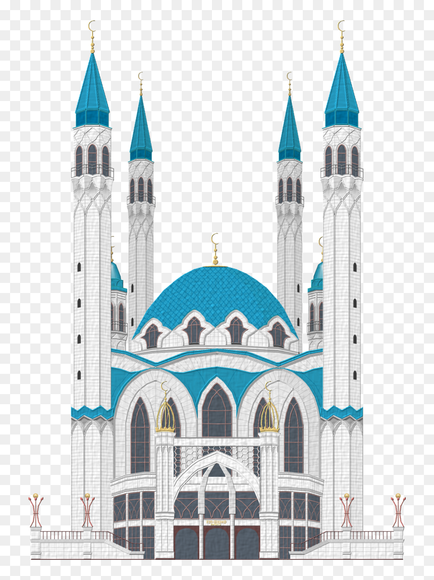 Plan Kul Sharif Mosque, HD Png Download - masjid png