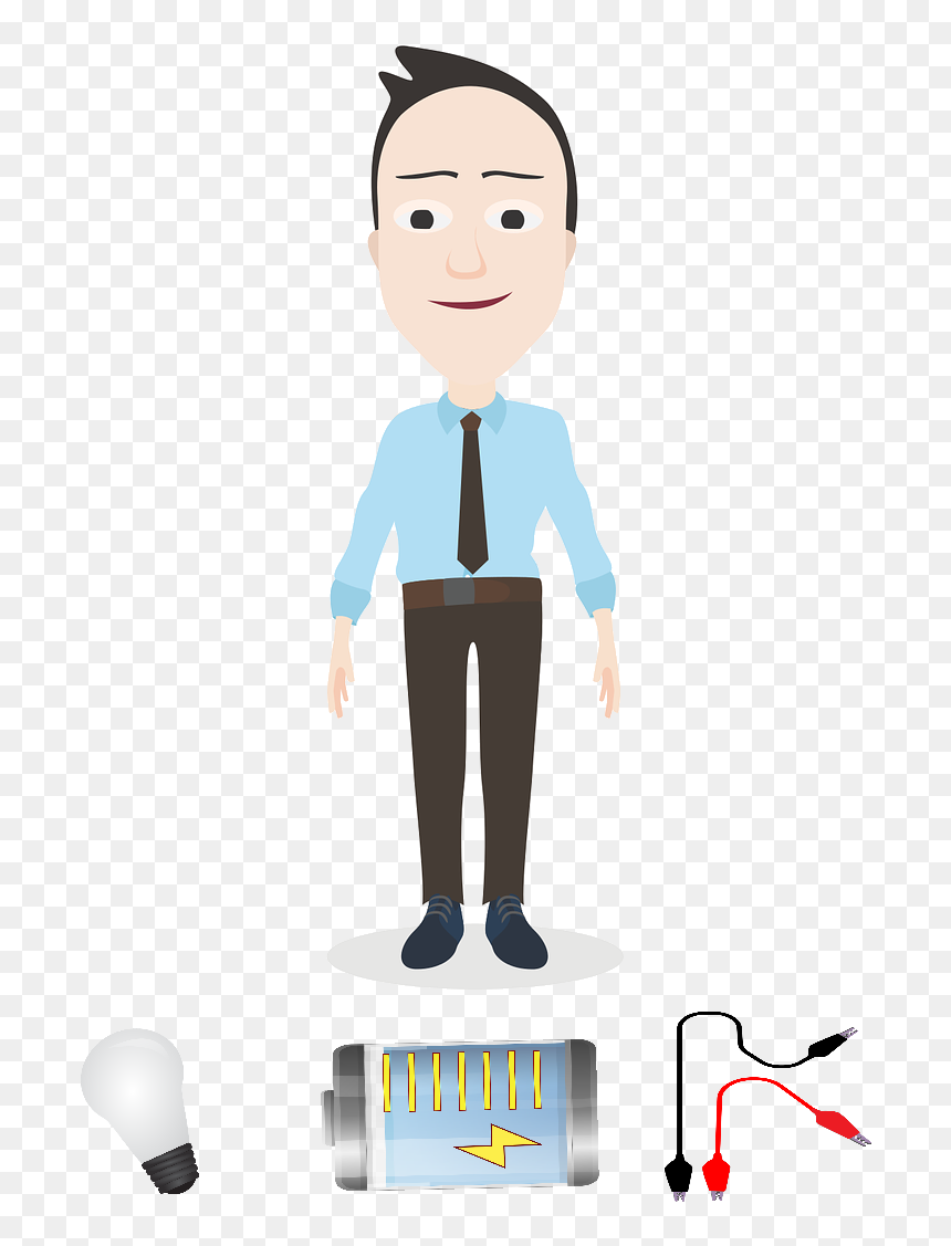 The Trainee Technician - Cartoon, HD Png Download - technician png
