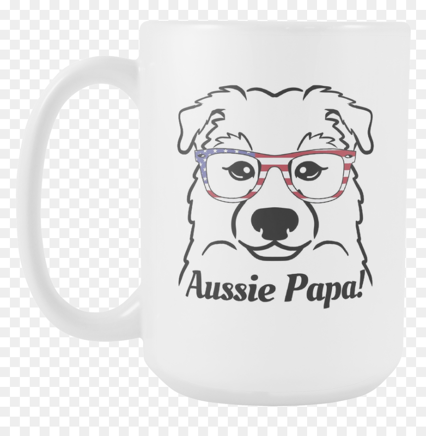 Australian Shepherd Papa - Pug, HD Png Download - shepherd png