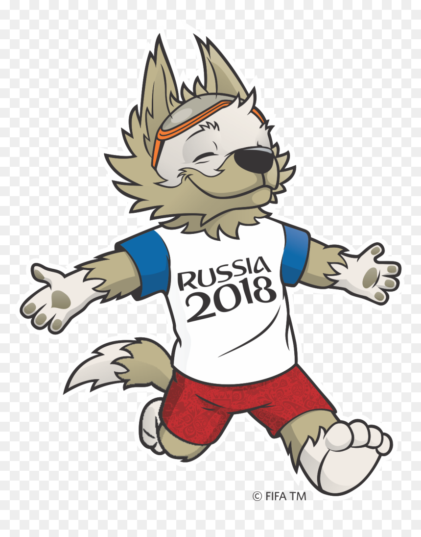 Clip Art Mascote Copa Da Russia - 2018 Fifa World Cup Zabivaka, HD Png Download - russia 2018 png