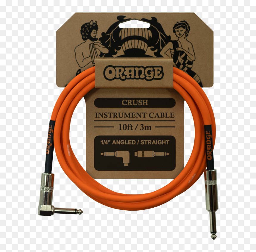 Orange Crush Instrument Cable, HD Png Download - electric wire png