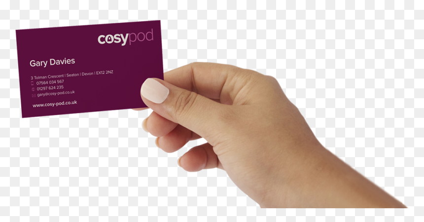 Thumb Image - Visiting Card With Hand, HD Png Download - hand holding something png