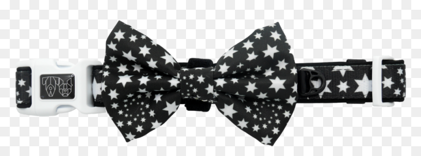 Comfort Dog Collar With Bow Tie Shoot For The Stars - Paisley, HD Png Download - white bow tie png