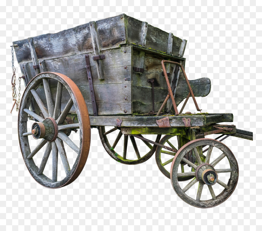 Cart, Oxcart, Transport, Bauer, Middle Ages, Wood - Imagenes De Un Carreton, HD Png Download - covered wagon png