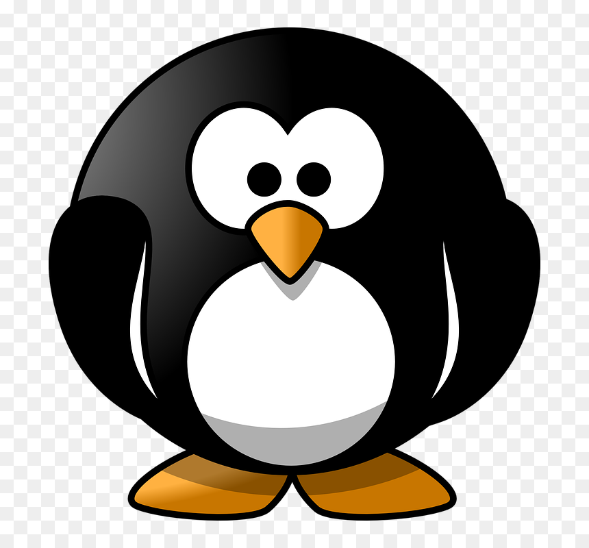 Cute Animals Clipart 24, Buy Clip Art - Cartoon Penguin, HD Png Download - bow tie clipart png