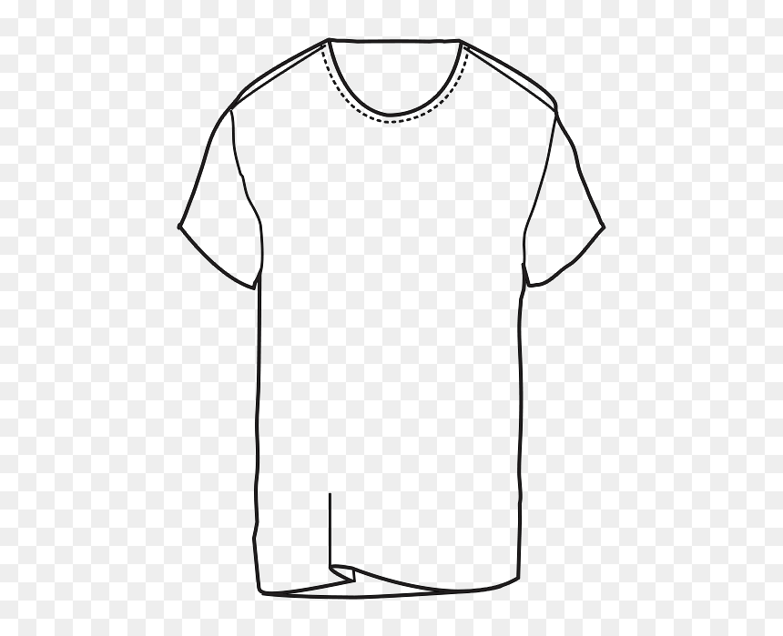 Line Art, HD Png Download - tshirt outline png