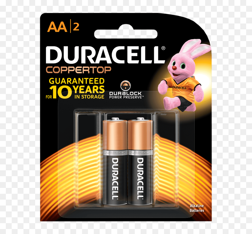 Duracell Coppertop Aaa, HD Png Download - energizer bunny png