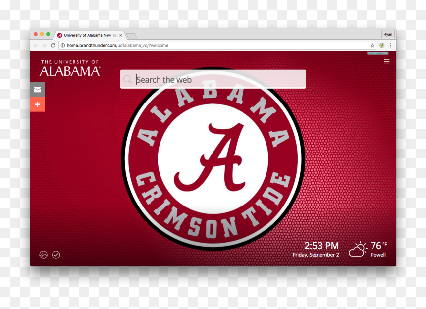 Screen Shot 2016 09 02 At - Alabama Crimson Tide, HD Png Download - roll tide png