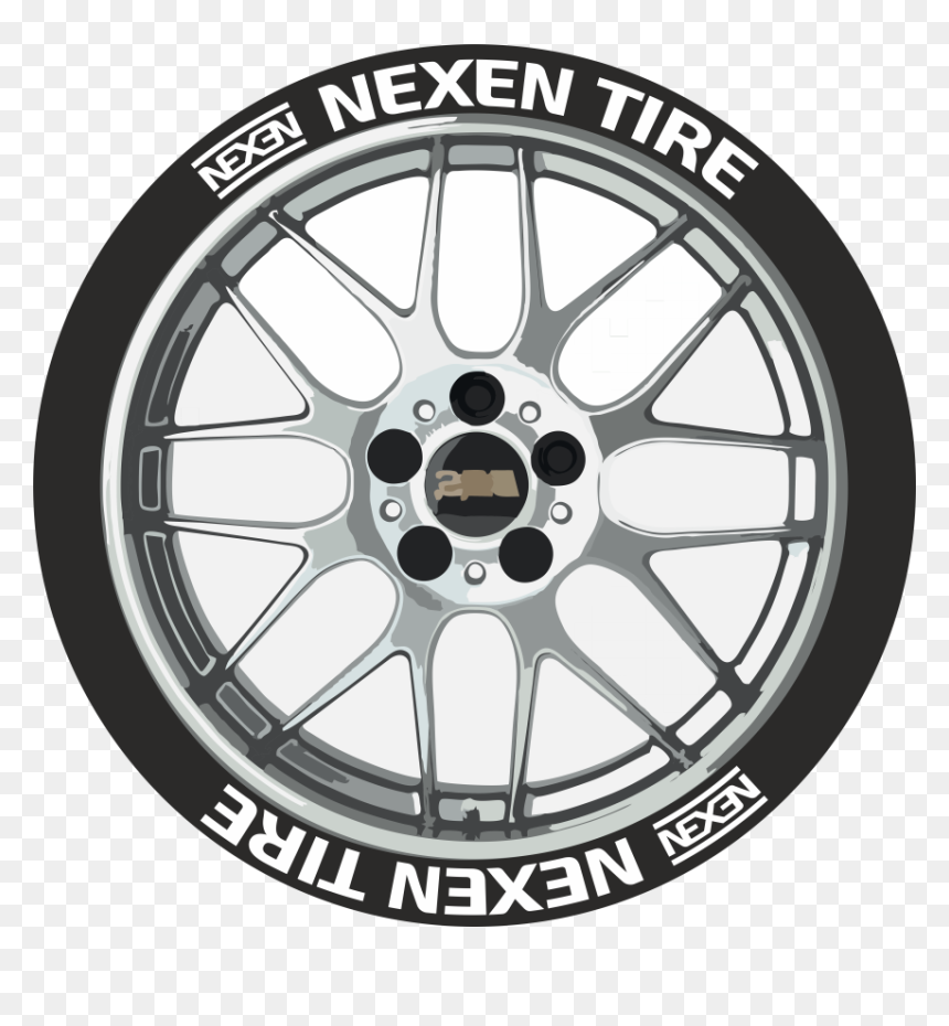 Nexen Tire White Set - Falken Azenis Tire Stickers, HD Png Download - tires png transparent