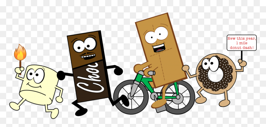 Transparent Smore Clipart - Smores Funny Cartoon Clipart, HD Png Download - smore png