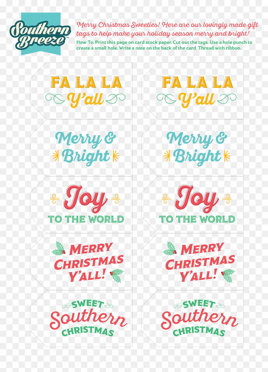 Christmas Gift Tag Png - Free Printable Holiday Tags, Transparent Png - joy to the world png