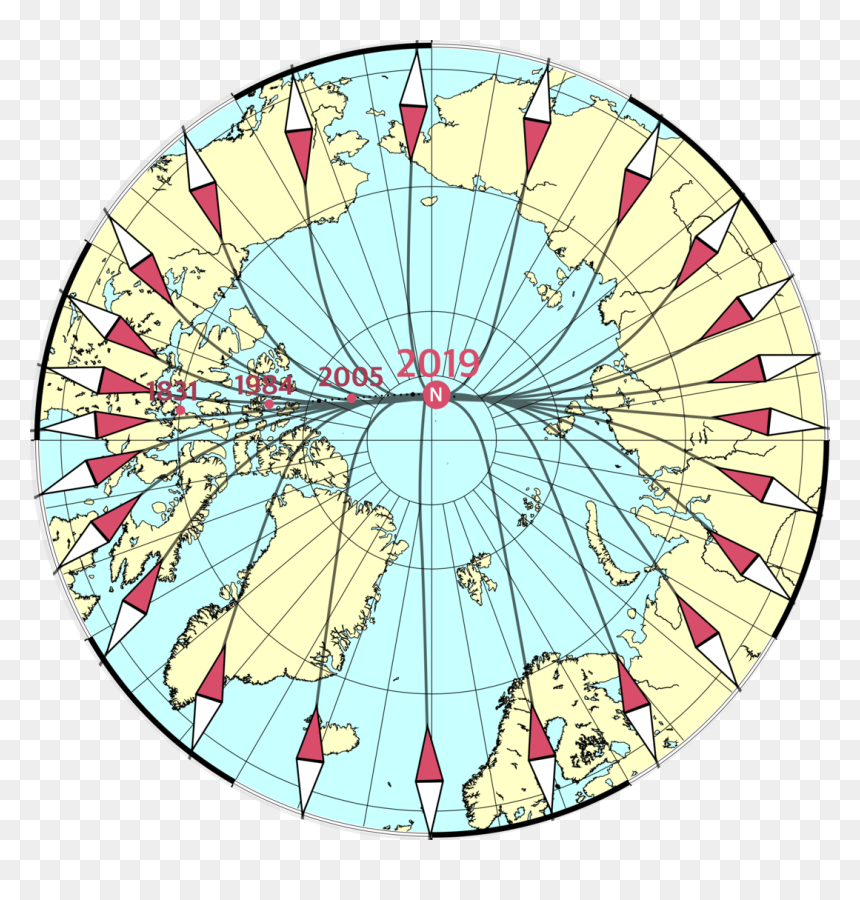Magnetic North On The Move - Движение Магнитного Полюса Земли, HD Png Download - tug of war png