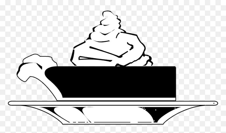 Apple Pie Clipart Black And White - Sitting, HD Png Download - pie clipart png