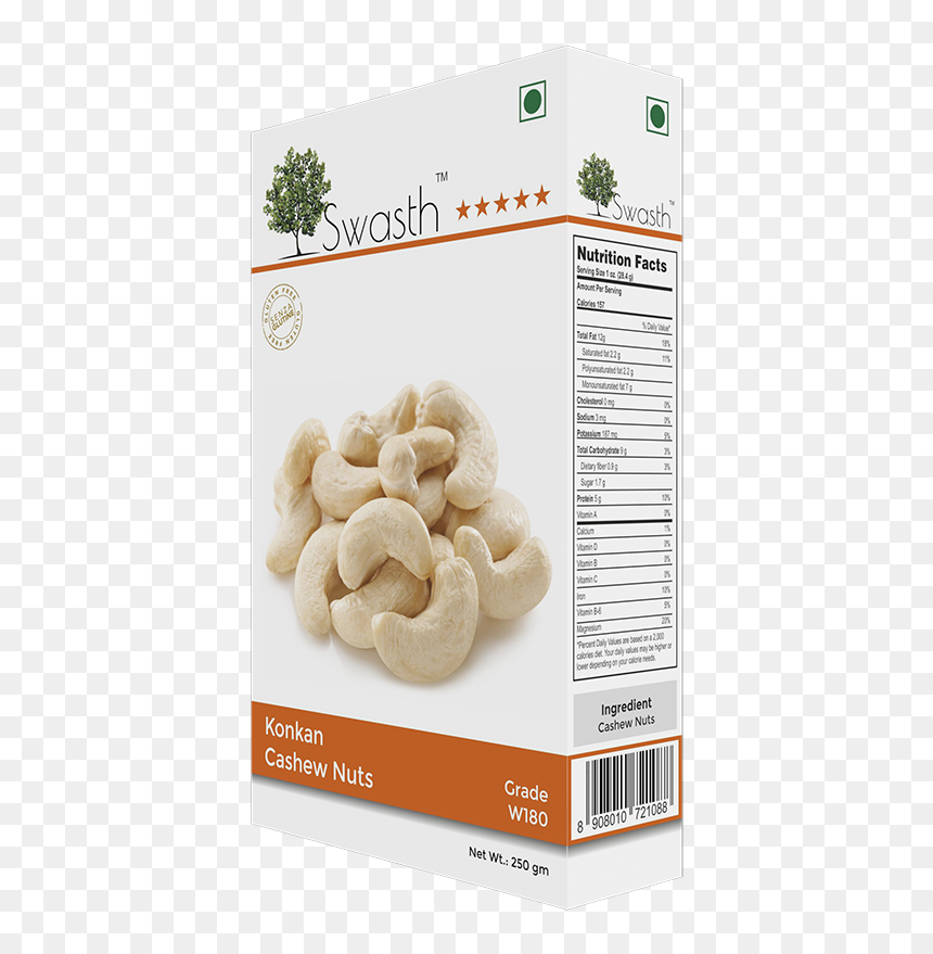 Konkan Cashew Nuts Cashew- - Cashew, HD Png Download - cashews png