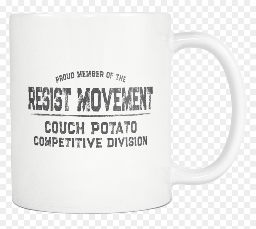 Resist Movement Couch Potato 11oz Mug - Fun Facts About Germany Mug, HD Png Download - couch potato png