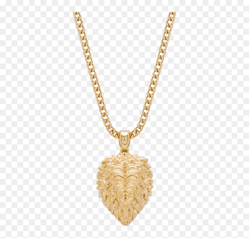 Gold Chain Virgin Mary, HD Png Download - rapper chain png