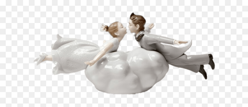 Flying Bride And Groom Wedding Figurines - Lladró, HD Png Download - groom png