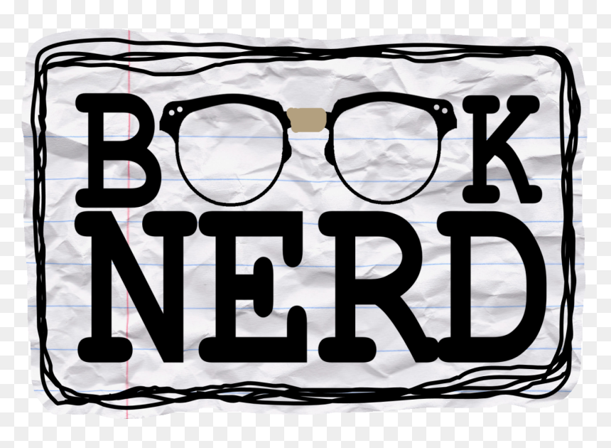 Book Nerd - Word Art Books Word, HD Png Download - nerdy glasses png