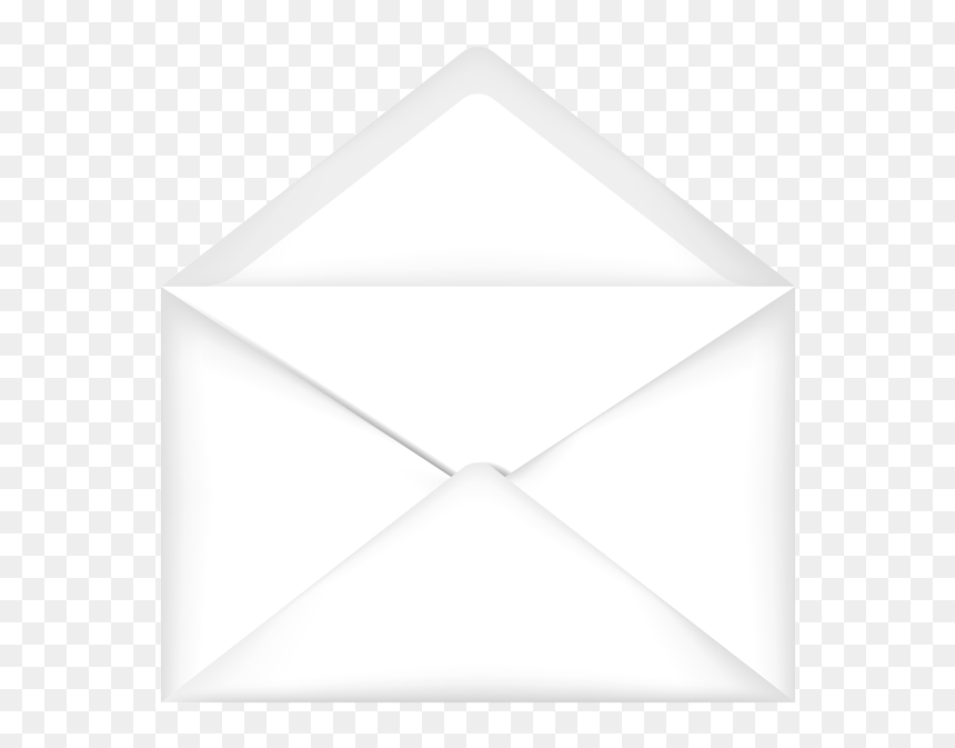 Envelope Transparent Png Clip - Triangle, Png Download - envelope transparent png