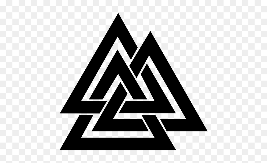 Valknut Png, Transparent Png - triangle icon png