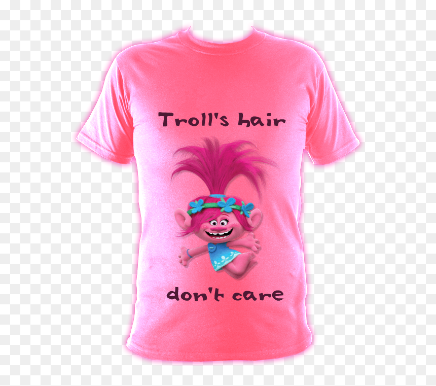 T-shirt, HD Png Download - troll hair png