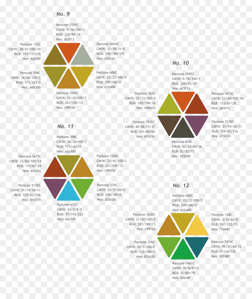 Department Accent Palette 3 - Triangle, HD Png Download - palette png