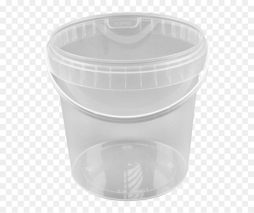 Container, Pp, 1180ml, Ø133mm, With Bracket, With Lid, - Flowerpot, HD Png Download - bracket shape png