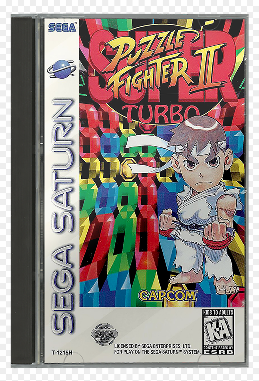 Super Puzzle Fighter 2 Turbo Sega Saturn, HD Png Download - sega saturn png