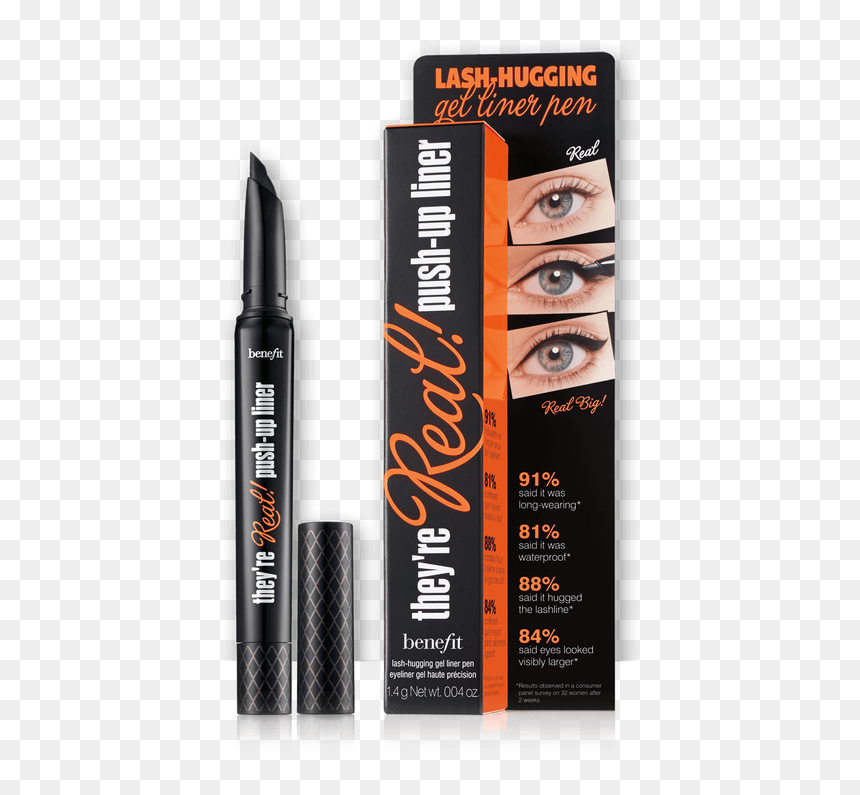 Benefit They Re Real Eyeliner, HD Png Download - real eyes png