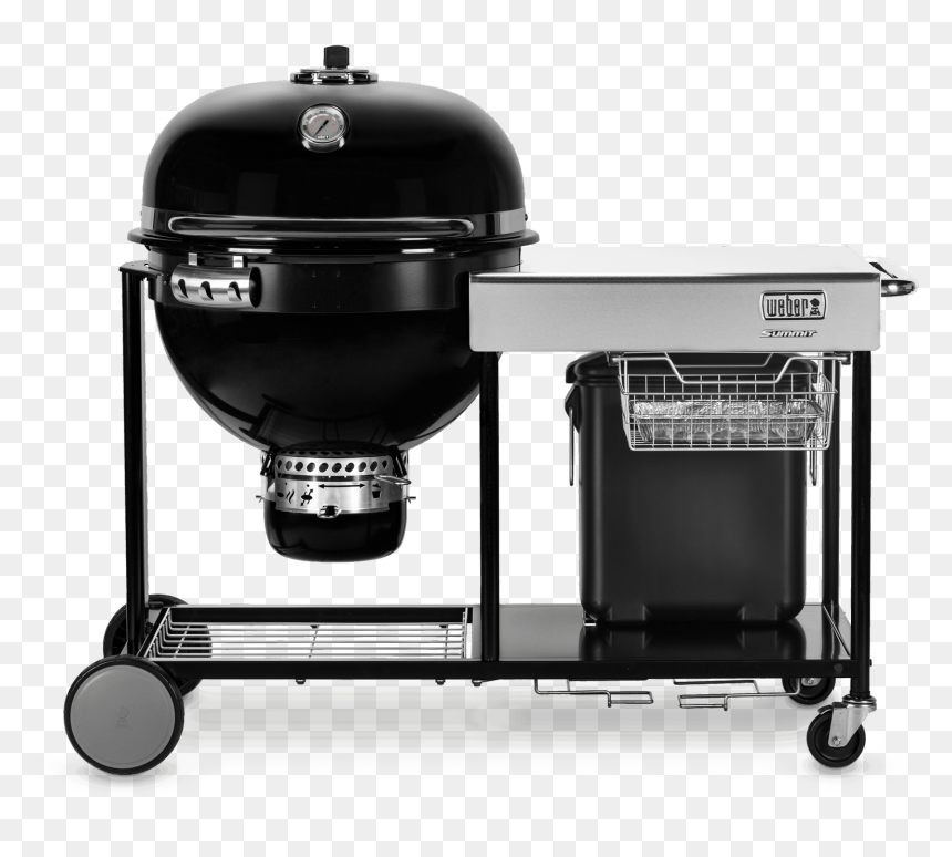 Summit® Charcoal Grilling Centre 61cm View - Weber Summit Charcoal Grill Center, HD Png Download - grilling png