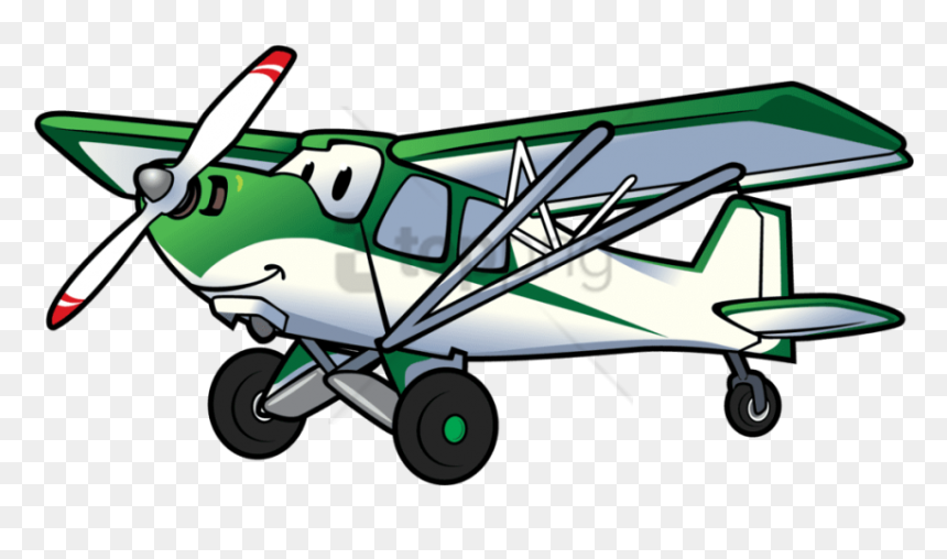 Transparent Biplane Png - Cartoon Plane Transparent Png, Png Download - airplane transparent png