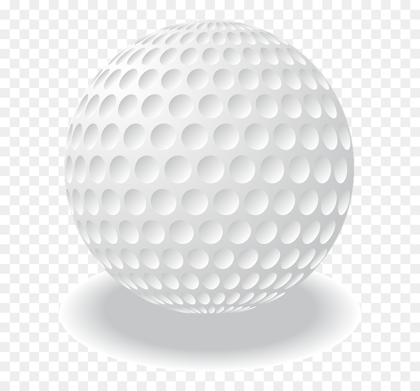 Sport, Golf, White, Ball Golf, Vector, Ball - Golf, HD Png Download - white sphere png