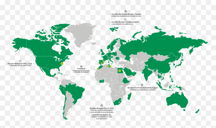 Mapa Mundi Baieo3 - Visa Waiver Program Map, HD Png Download - mapamundi png