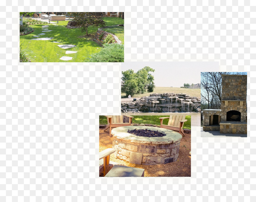 Outdoor Living And Retaining Wall Specialist - Backyard, HD Png Download - backyard png