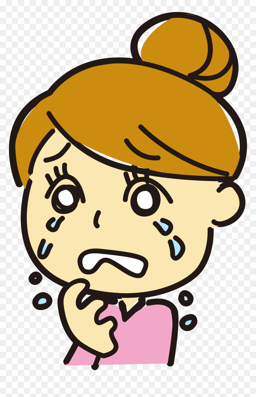 Female Big Image Png - Crying Clipart Png, Transparent Png - kid crying png