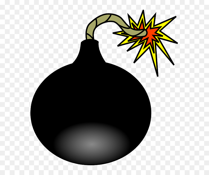 Hd Transparent Cartoon Bombe - Clipart Bomb Transparent Background, HD Png Download - hand grenade png